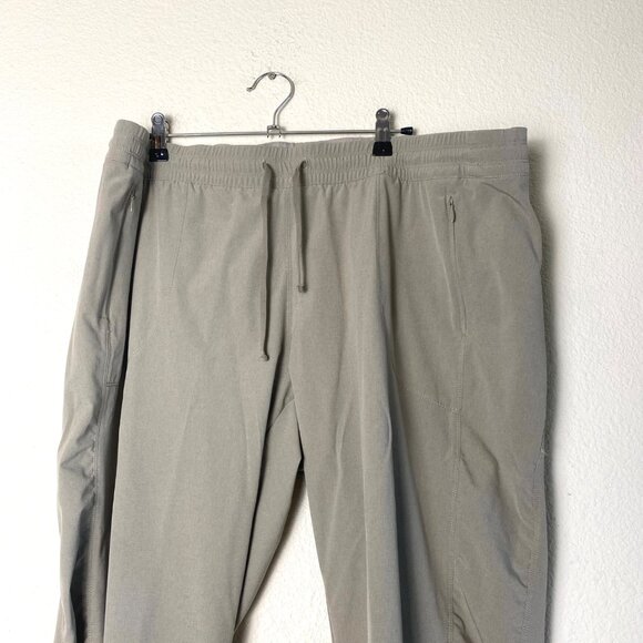 Kuhl Freeflex Move Pants Drawstring UPF Hiking Straight Leg Beige Khaki Grey 1X - Picture 3 of 7